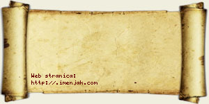 Georgina Aksentijević vizit kartica